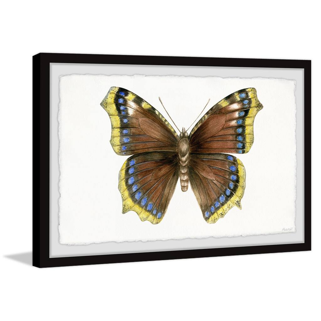 Bright Blue Spots Framed Print