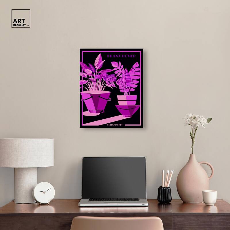 Plant Lover Canvas by Art Remedy, Gallery Wrapped