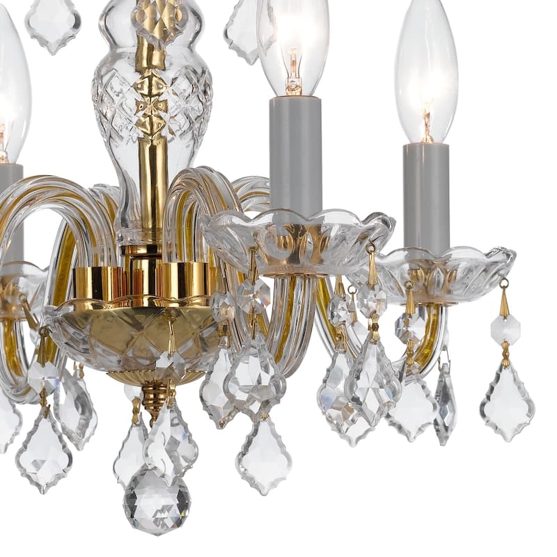 Crystorama Lighting Group Traditional Crystal 4 Light 15" Wide