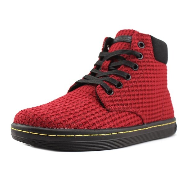 Dr. Martens Maelly Women Round Toe Canvas Red Chukka Boot
