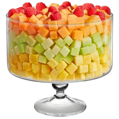 Majestic Gifts Inc. Glass Footed Trifle Bowl