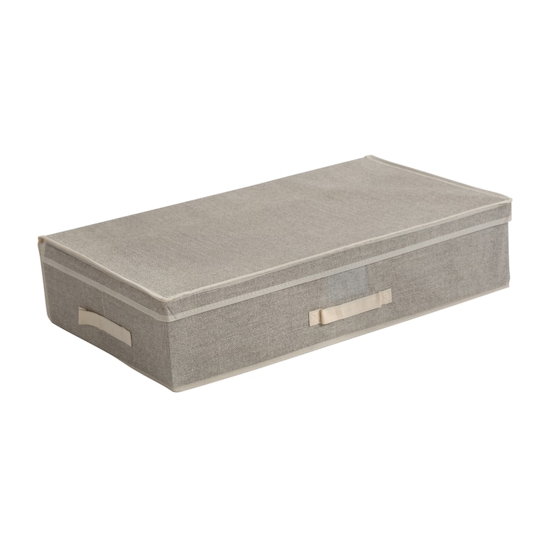 Simplify Under the Bed Storage Box in Faux Jute - L28x W16x H6
