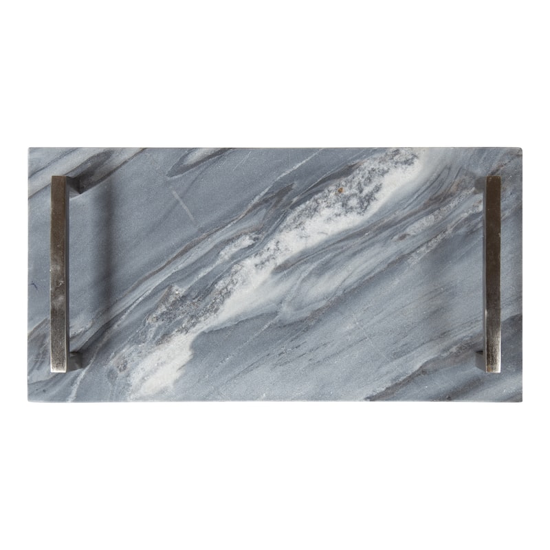 Kate and Laurel Graycott Decorative Marble Tray