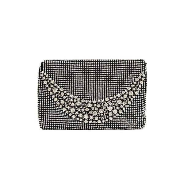 black embellished clutch