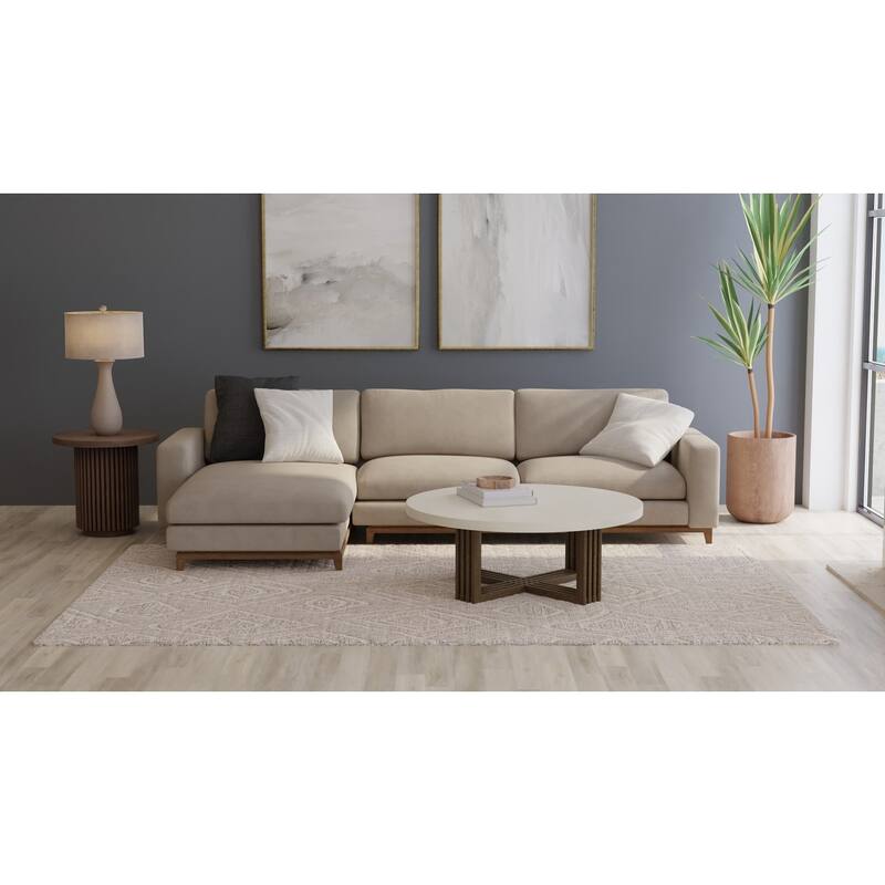 Grand Bazaar Fadden Hand Tufted Diamond Transitional Area Rug