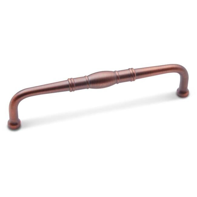 RK International CP 808 Barrel 5" Center to Center Solid Metal - Distressed Copper