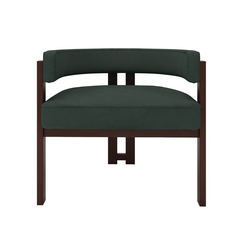 Chenille Barrel Chair Set Set of 2