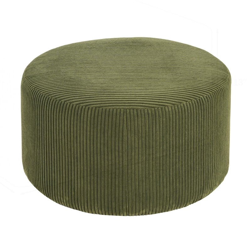 Upholstered Round Ottoman
