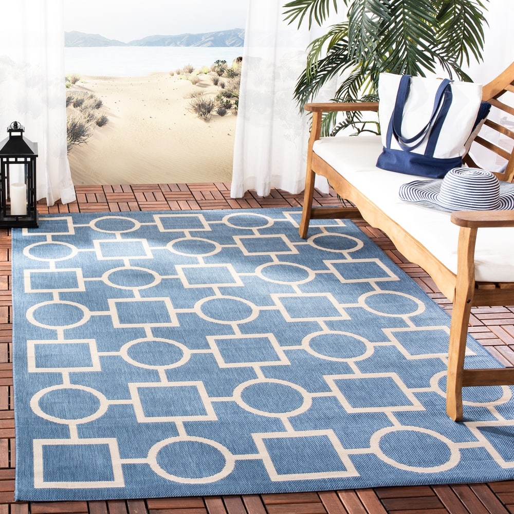 SAFAVIEH Courtyard Sharlene Indoor/ Outdoor Waterproof Patio Backyard Rug