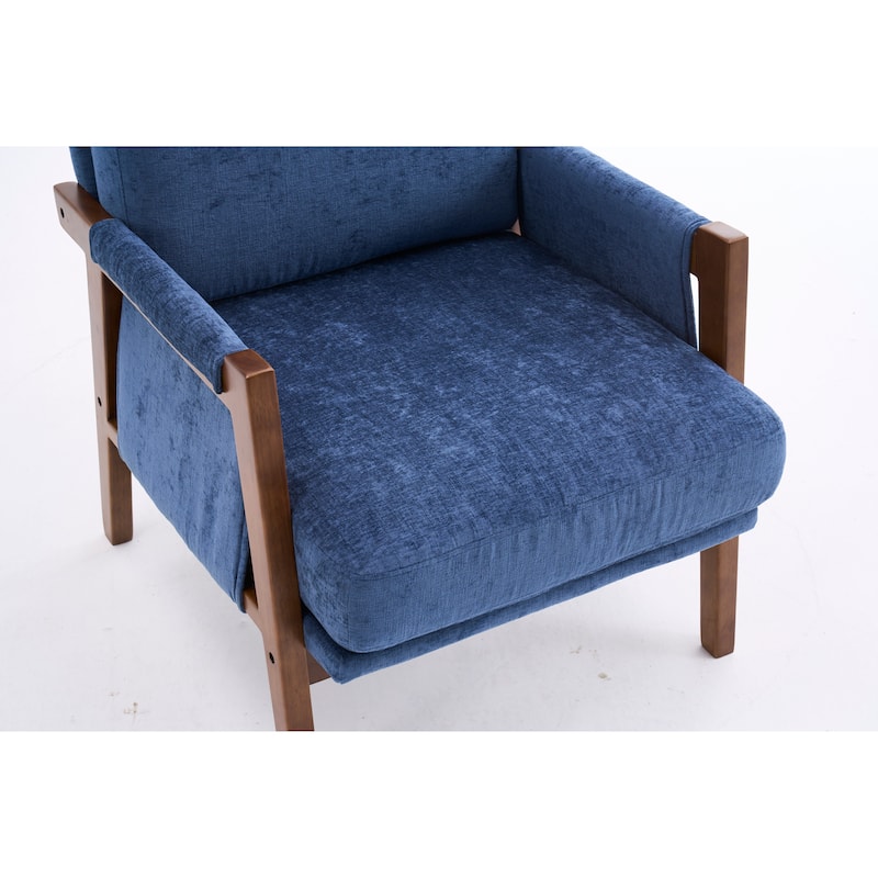 Mid-Century Modern Accent Chairs ,Modern Accent Chair,Chair with Soft Waist Cushion,Ergonomic Lounge Chairs