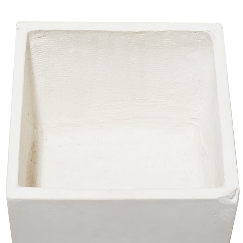White Light Grey or Grey Fiber Clay Boho Modern Planter Pot (Set of 2) - S/2 15", 18"H