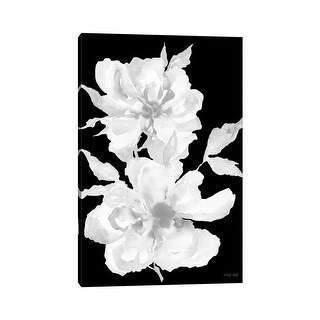 iCanvas "Black & White Flowers I" by Cindy Jacobs Canvas Print - Bed ...