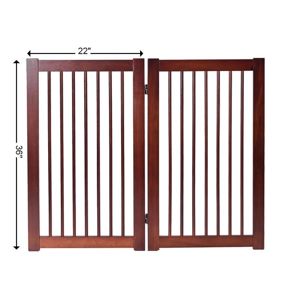 2 panel folding dog gate
