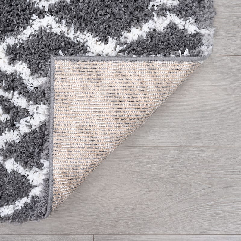 Joy Shag Mediterranean Geometric Indoor Area Rug