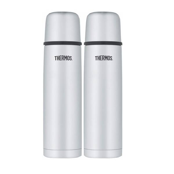 Thermos Vacuum Insulated 32 Ounce Compact Stainless Steel Beverage