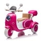 preview thumbnail 7 of 18, 12V Two-Seater Kids Ride On Electric Motorcycle,Three Wheels Kids toy with Slow Start,Multi-Function player,USB,Bluetooth