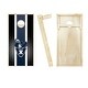 preview thumbnail 2 of 7, Xavier Musketeers Striped Outdoor Cornhole Board Set