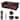 33-in Hammered Copper Kitchen 60/40 Double Basin Sink with Short 5-in Divider w/ Accessories (KSP3_K60DB33199-SD5)