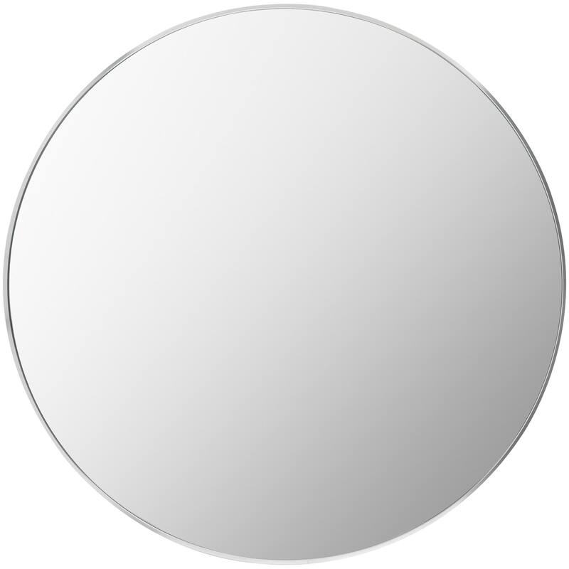 Livabliss Aranya Modern Aluminum Round Circle Accent Mirror