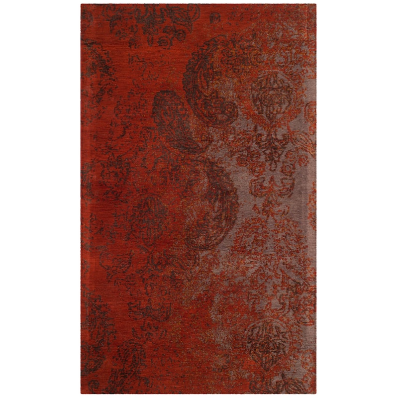 SAFAVIEH Classic Vintage Boho Niamh Distressed Oriental Cotton Rug