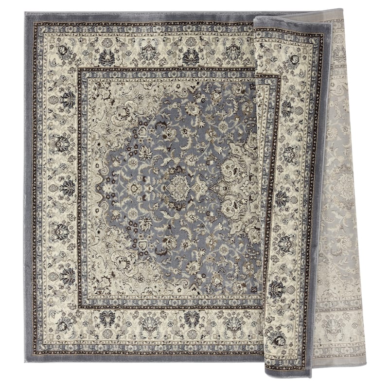 Vaso Collection Traditional Polypropylene Area Rug