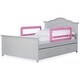 preview thumbnail 8 of 18, Dream On Me Lilibet Mesh Safety Bed Rail in Blue for Twin