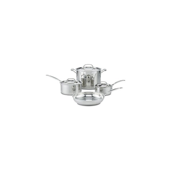 Cusinart 77-7 Chefs Classic Ss 7 Pc Set Cookware Set