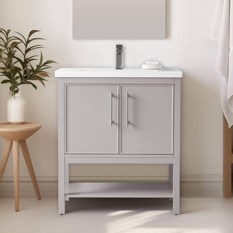 Sudio Design Bathroom Vanity Taylor Collection - 30" Single Sink - Taupe