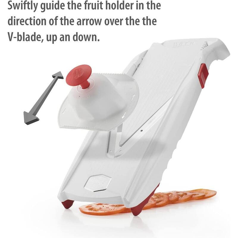 Swissmar V-7000 Borner V-Power Mandoline, White