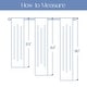 preview thumbnail 5 of 34, Linen Texture Double Ruffle Semi-sheer Curtain Pair(2 panels)