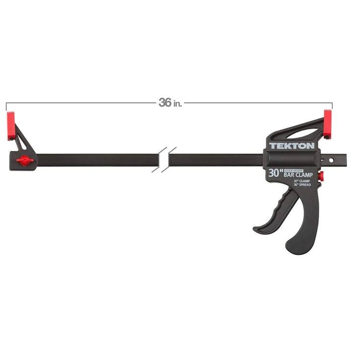 TEKTON 2-Piece Ratchet Clamp Spreader Set, Red-Black, 30x36 Inches - 30x36 Inches