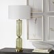 preview thumbnail 3 of 5, Uttermost Mirah Olive Glass Table Lamp