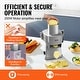 preview thumbnail 6 of 12, VEVOR Electric Grater Salad Maker Electric Vegetable Slicer Shredder Chopper for Fruits Food Cutter for Vegetables and Cheeses