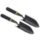 preview thumbnail 1 of 3, 2Pcs 12 Inch Garden Shovel Gardening Hand Trowel Narrow Bend-Proof Hand Shovel - Black
