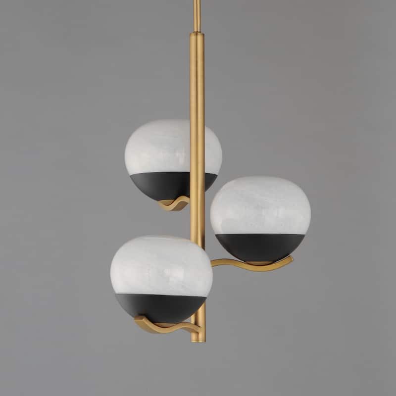 Maxim 24643MR Lucerne 3 Light 15" Wide Pendant
