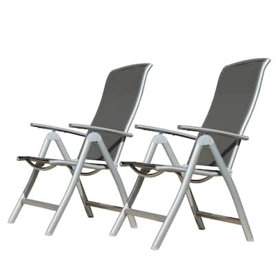 Patio Folding Chairs Set of 2