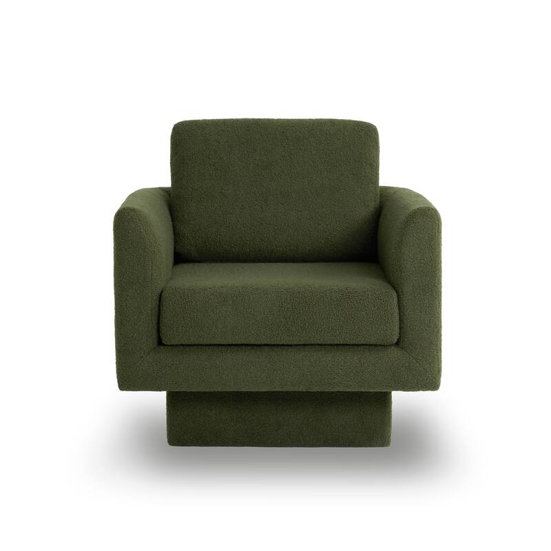 Luxurious Teddy Velvet Swivel Chair for Ultimate Comfort and Style