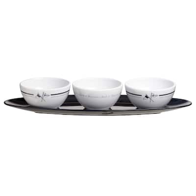 Welcome on Board Melamine Snack Set - 4-Pc. Set