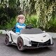preview thumbnail 8 of 8, 12V Lamborghini Veneno Kids Electric Ride-On Car with Remote Control, Bluetooth, Butterfly Doors, Suspension, for Toddlers