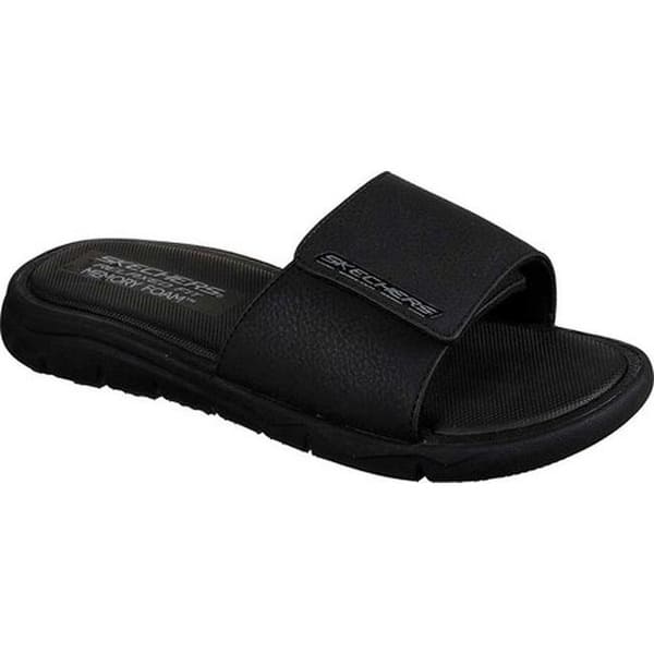 Amazon Com Skechers Men S Max Cushioning Slide Athletic Adjustable Performance Sandal Sneaker Shoes