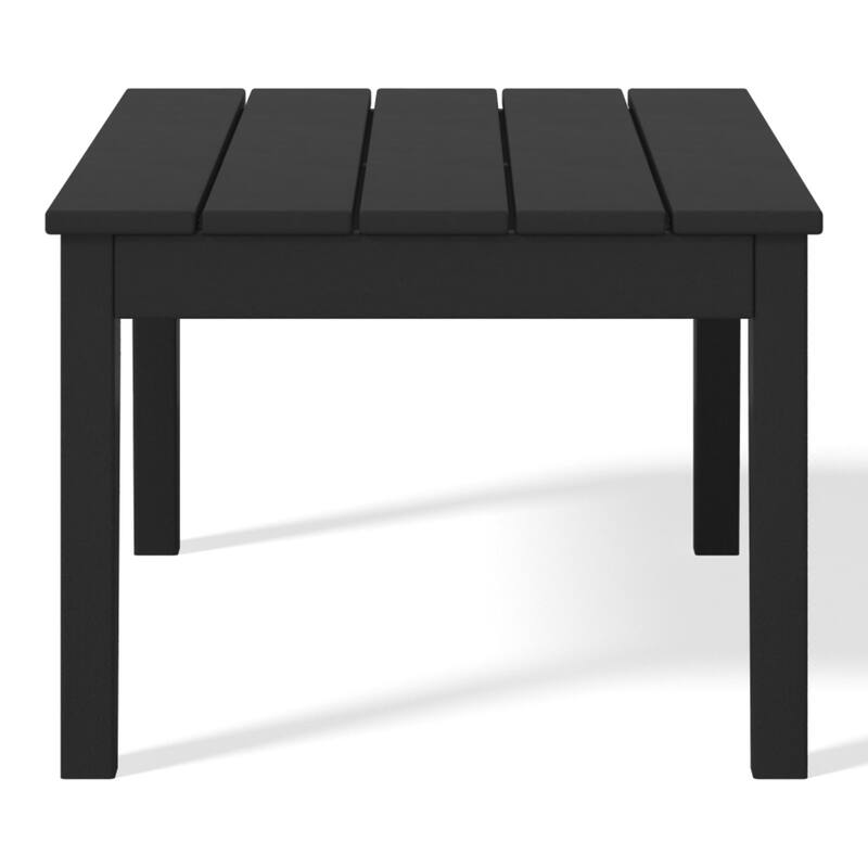 Laguna Poly 3-Piece Bench With Coffee Table