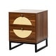 preview thumbnail 17 of 42, Wooden Nightstand ,Sofa Table With 2 Drawer
