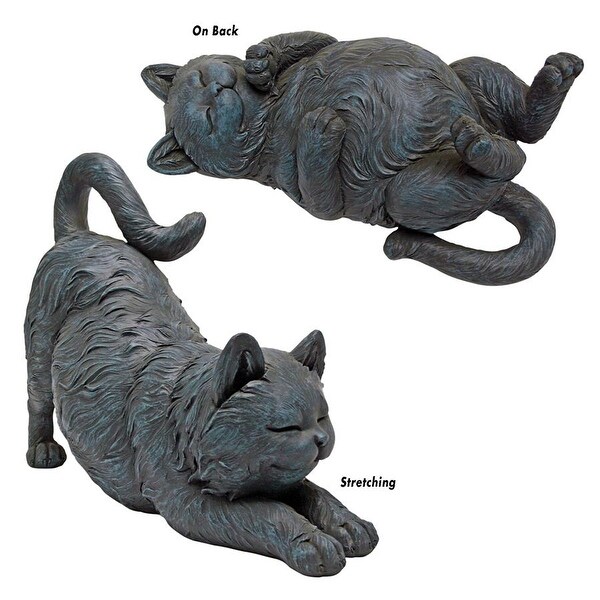 Garden Feature Design Toscano Cat Nap Sleeping Kitten Garden