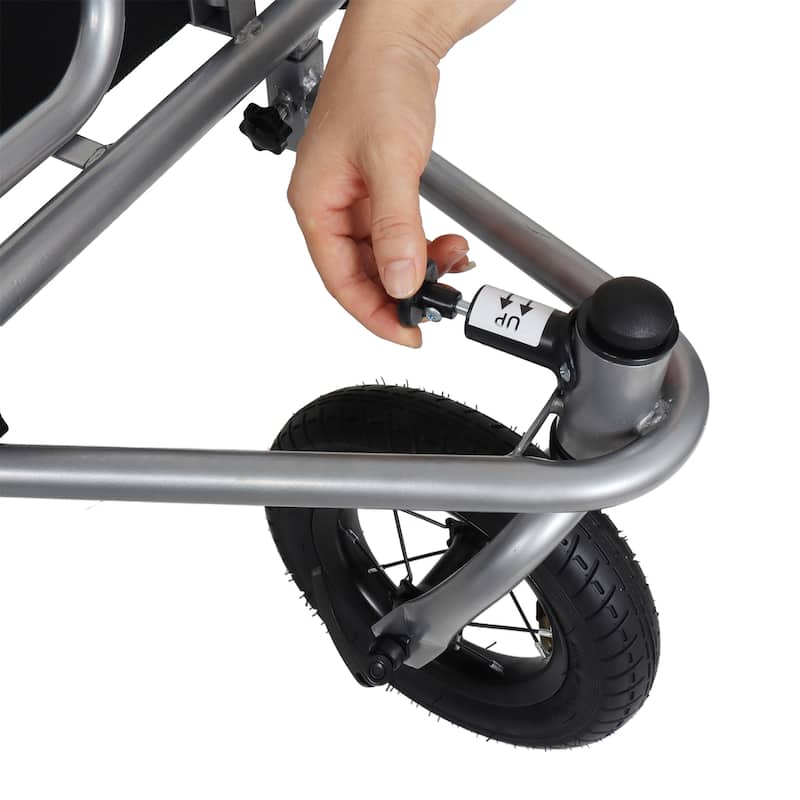 3-in-1 Heavy-Duty Bike Trailer Converts to Stroller & Pull Cart