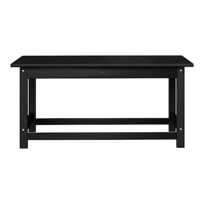 Laguna Hdpe All Weather Outdoor Patio Rectangular Coffee Table