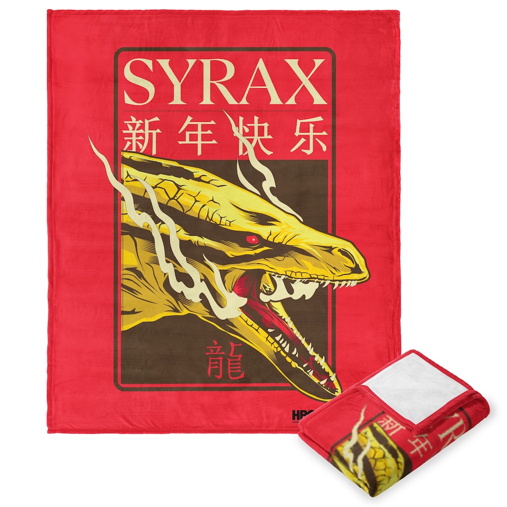 Warner Bros. Game of Thrones Year of the Dragon Syrax Silk Touch Throw Blanket