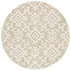 preview thumbnail 73 of 86, SAFAVIEH Handmade Blossom Linna Modern Floral Wool Rug 6' Round - Light Green/Ivory - Round