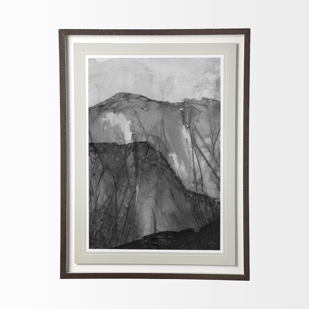 Rising Ridge I Framed Art Print