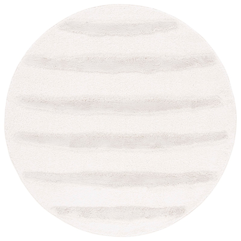 SAFAVIEH Hi-Lo Shag Marisa Modern Stripe 1.6-inch Thick Rug
