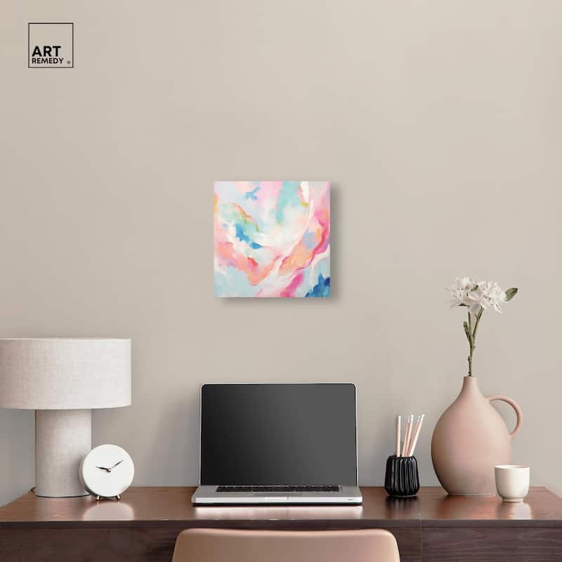Cotton Candy Clouds I Canvas by Art Remedy, Gallery Wrapped